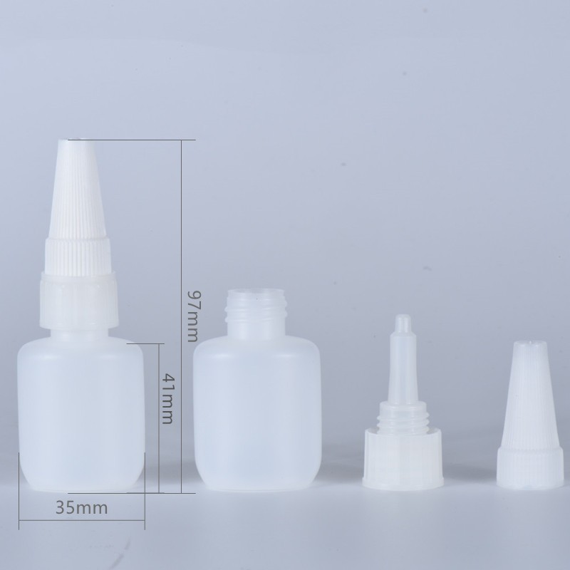 20ml empty Super glue bottle with cap