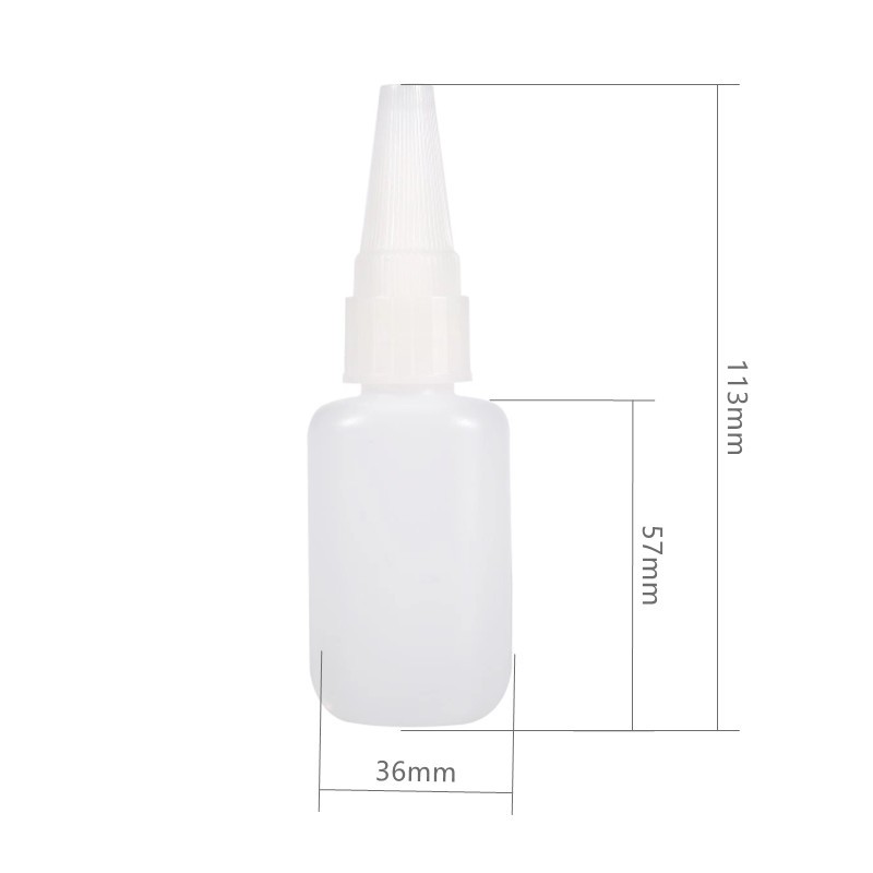 28ml empty Super glue bottle with cap